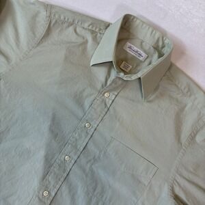 Brooks Brothers Men's Shirt 15 1/2 - 32/33 100% Cotton Button Down Light Green